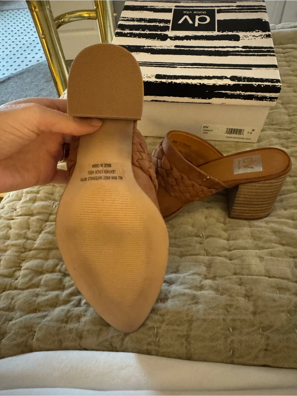 NWT Dolce Vita Trinity Tan Color SIZE 7.5